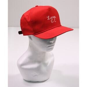 Lacuna Golf and Country Club Palm Beach Florida Vintage 80's Rope Hat Cap